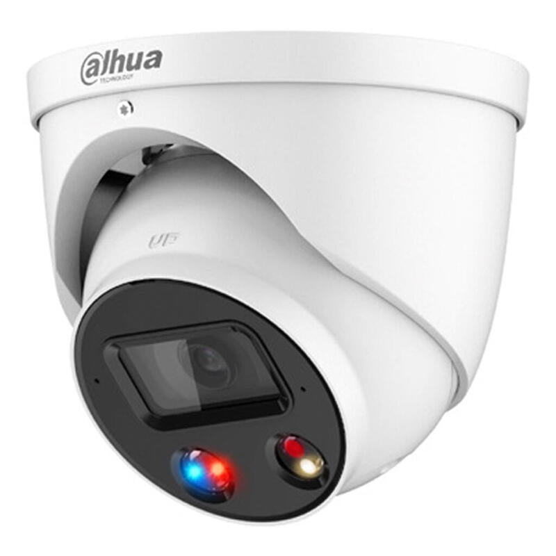 Dahua Ipc-Hdw3549h-As-Pv-0280b-S5 Domo Ip Tioc 3.0 H265 5m Wdr Iluminación Dual Led30m/Ir30m 2.8mm Ip67 Poe Mic Audio E/S Ai