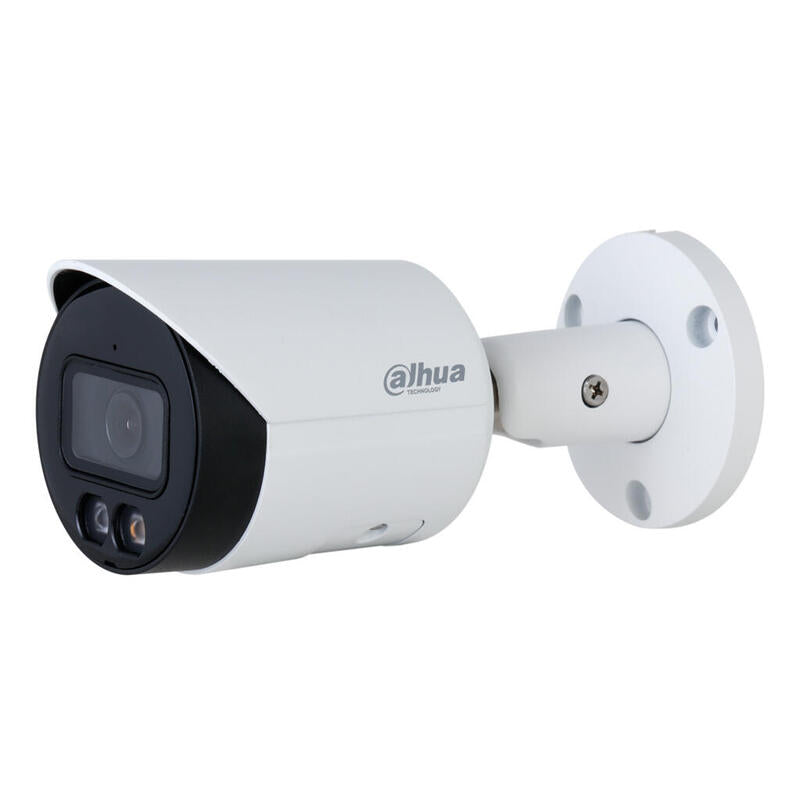 Dahua Ipc-Hfw2449s-S-Il-0360b Tubular Ip 4m H265 Full Color Wdr Ivs Smd Iluminación Dual Led30m/Ir30m 3.6mm Ip67 Poe Mic Ai