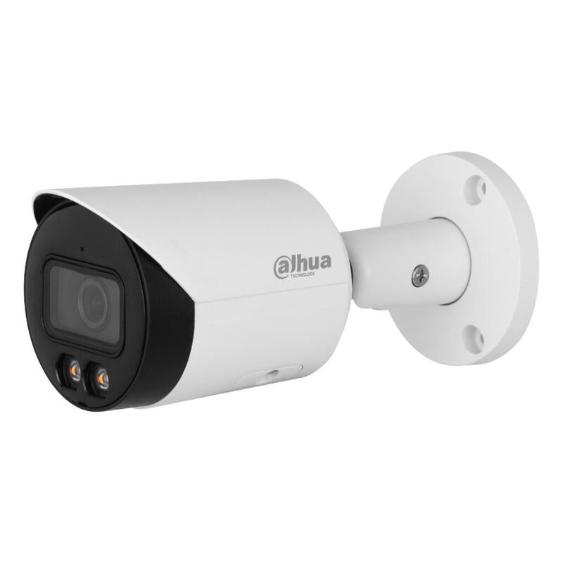 Dahua Ipc-Hfw2449s-S-Led-0360b Tubular Ip 4m H265 Full Color Wdr Led30m 3.6mm Ip67 Poe Mic Ai