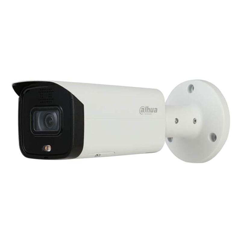 Dahua Ipc-Hfw5541t-As-Pv-0360b Tubular Ip H265 5m Smart Wdr Starlight+ Ir60m + Led Luz Blanca 3.6mm Ip67 Poe Sd Audio E/S Ai