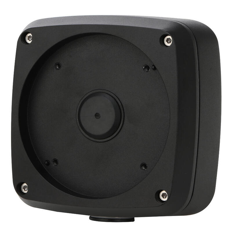 Dahua Pfa124-B-V2 Caja Conexiones Impermeable Cuadrada Con Anclaje Circular En 4 Puntos Para Ipc-Mfw5241t2-E3-Ase-B. Color Negro