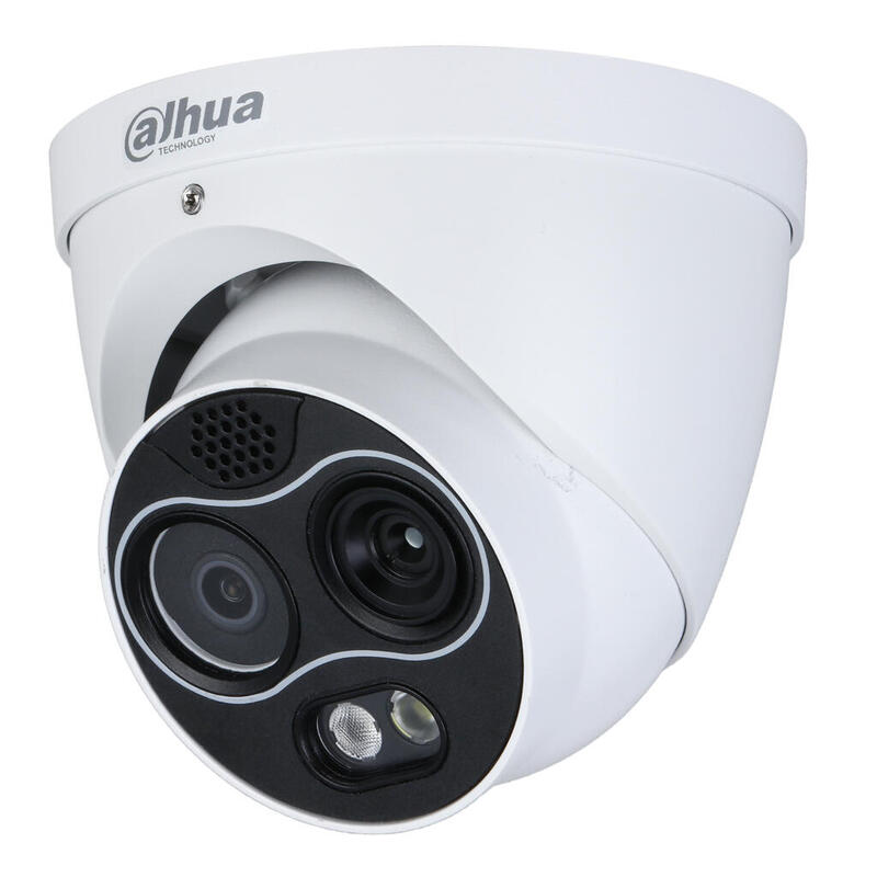 Dahua Tpc-Df1241-B2f2-Dw-S8 Domo Térmico Ip Dual 256*192 2mm + 4m 2mm Ip67 12v Poe
