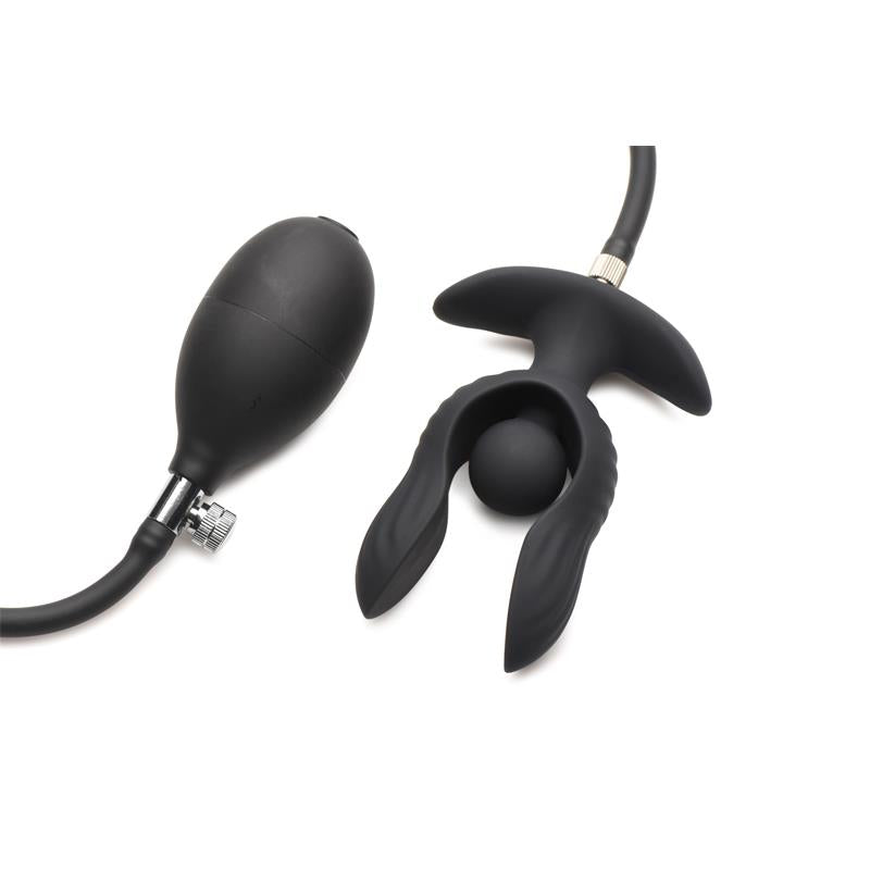 Dark Pearl Plug Anal Con Inflado Y Vibración Con Control Remoto