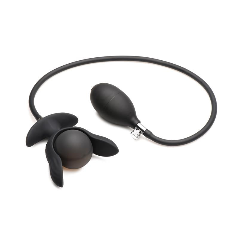 Dark Pearl Plug Anal Con Inflado Y Vibración Con Control Remoto