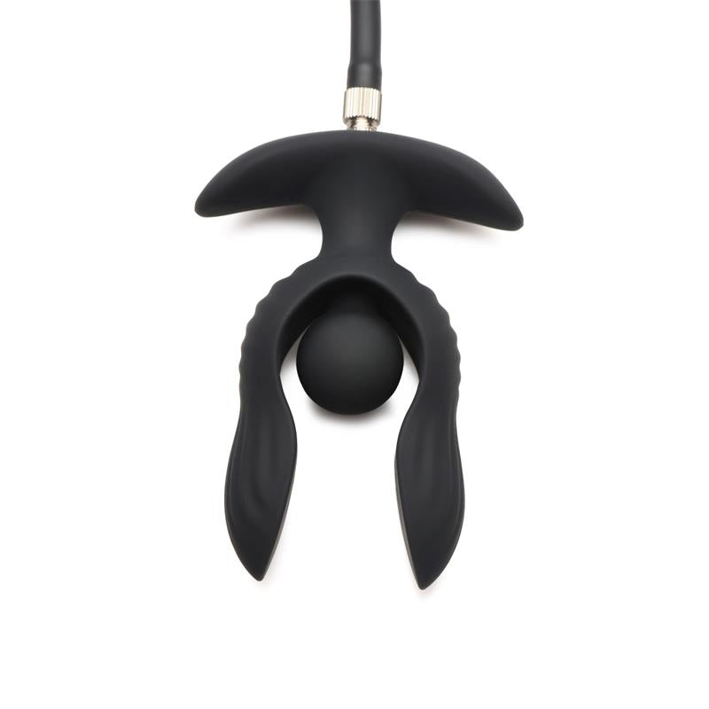 Dark Pearl Plug Anal Con Inflado Y Vibración Con Control Remoto
