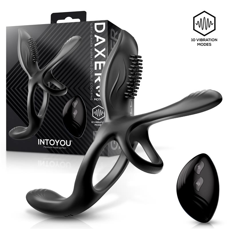 Daxer Doble Anillo Para El Pene Con Estimulador De Clítoris