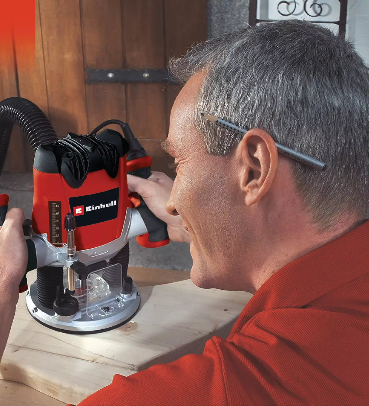 EAN 4006825537215 - Einhell RT-RO 55 Gris, Rojo 30000 RPM 1200 W imagen 3