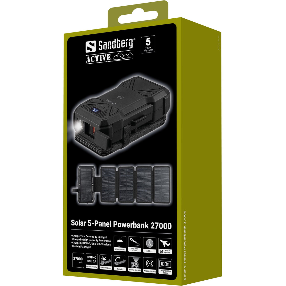 EAN 5705730421068 - Sandberg 421-06 batería externa 27000 mAh Cargador inalámbrico Negro imagen 11