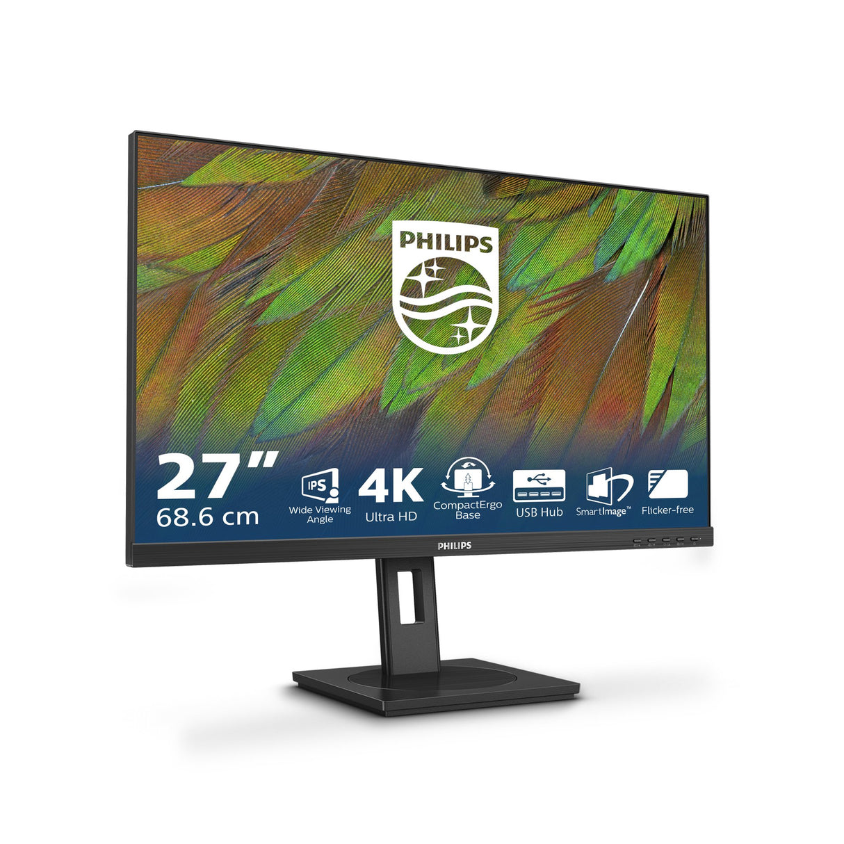 EAN 8721038000269 - Philips 3000 series 27B1N3800/00 pantalla para PC 68,6 cm (27") 3840 x 2160 Pixeles 4K Ultra HD LCD Negro imagen 2