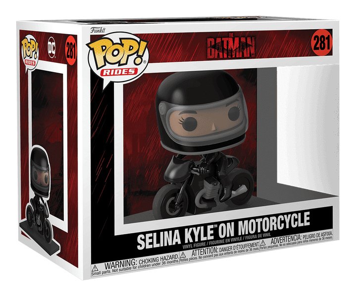 Figura Pop Movies Dc Comics The Batman Selina Kyle On Motorcycle