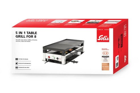 EAN 7611210977476 - Solis 7611210977476 parrilla de interior 8 personas(s) 1400 W Negro, Blanco imagen 15
