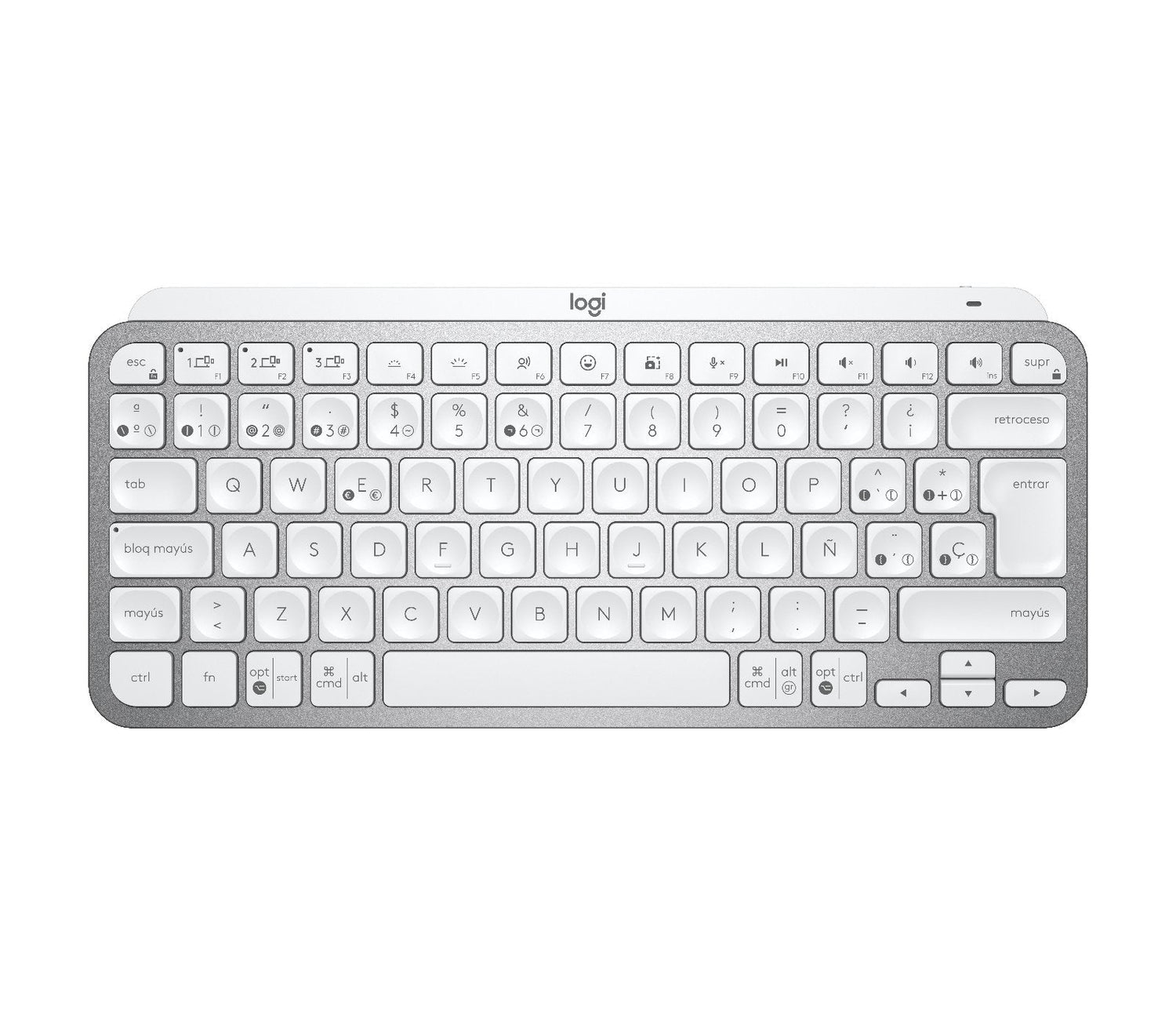 EAN 5099206098954 - Logitech 920-010491 teclado Oficina RF Wireless + Bluetooth QWERTY Español Gris imagen 5