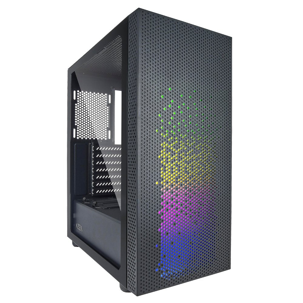 Caja Pc Azza Celesta 340f Gaming Miditower Negra Rgb