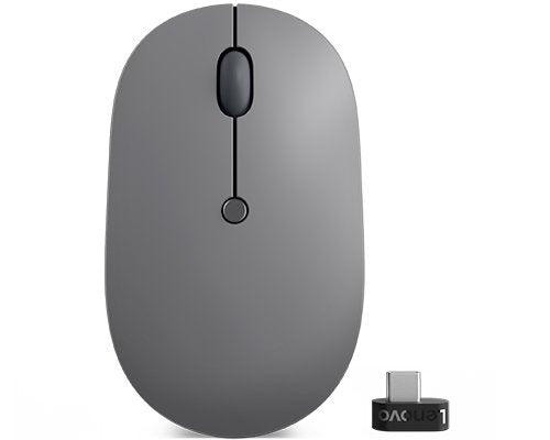 EAN 0195477960664 - Lenovo Go USB-C Wireless Mouse ratón Oficina Ambidextro RF inalámbrico Óptico 2400 DPI imagen 1