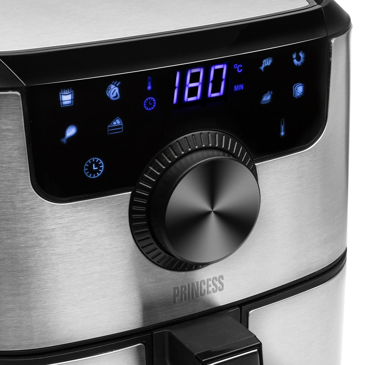 EAN 8713016091499 - Princess 182033 Sencillo 4,5 L Independiente 1500 W Freidora de aire caliente Plata imagen 4