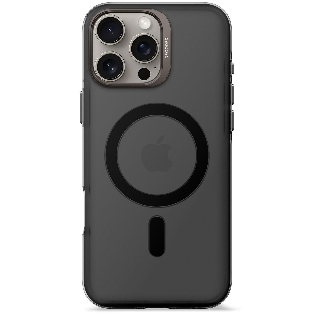 Decoded Recycled Plastic Backc. Iphone 16 Pro Max Transp. Black