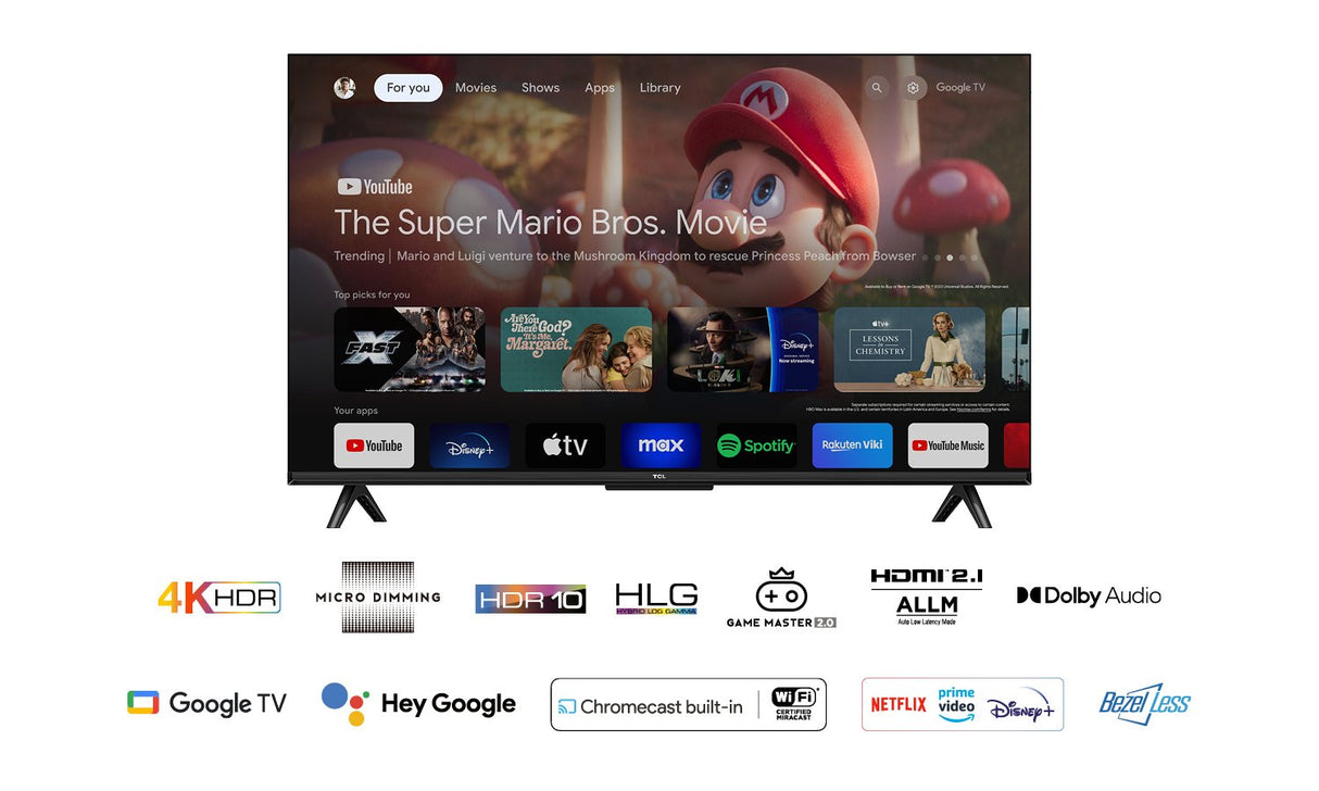 EAN 5901292524654 - TCL P655 43P655 Televisor 109,2 cm (43") 4K Ultra HD Smart TV Wifi Negro imagen 13
