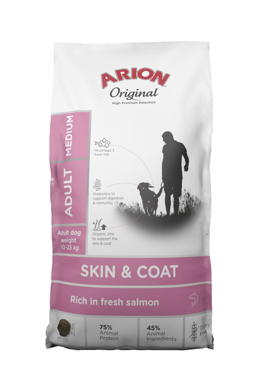Arion Original Skin&Coat Med Sucha Karma Para Perro 12kg