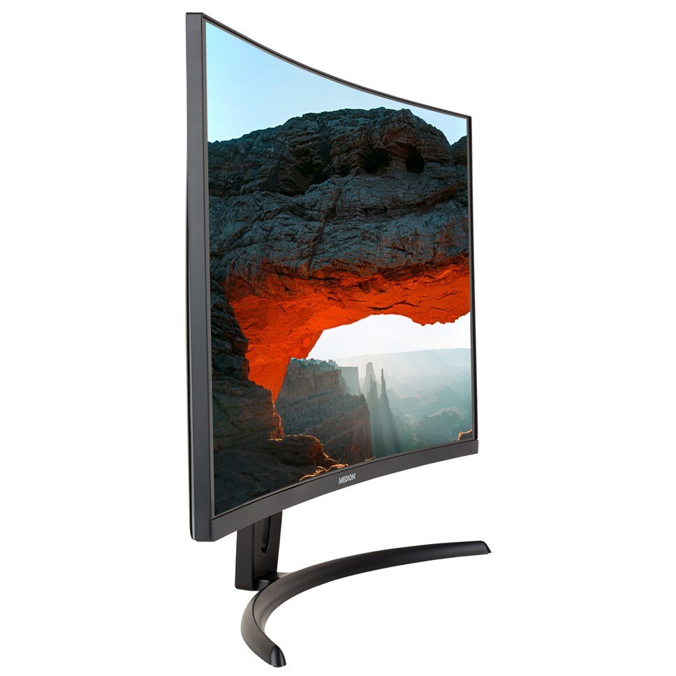 Medion Akoya P52710 Monitor 27" Curvo Fullhd - Respuesta 4ms - 2 Altavoces Integrados - Angulo De Vision 178â° - Hdmi,