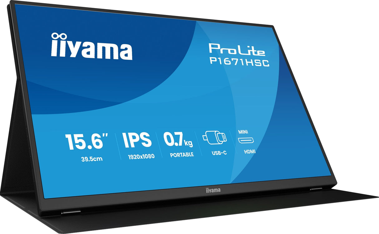 Iiyama 39,5cm 15,6" P1671hsc-B1 16:9 Mhdmi+2xusb-C Ips