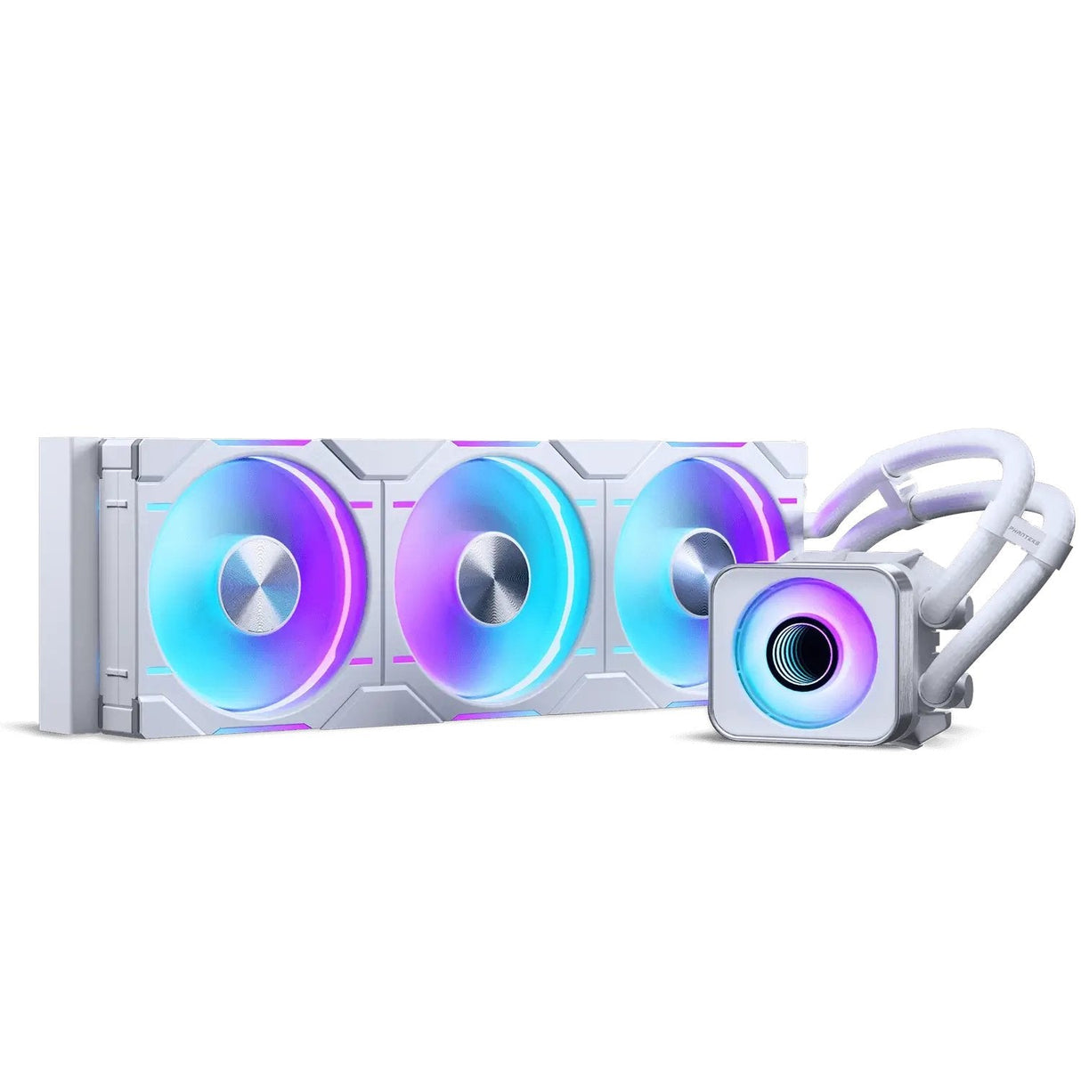 K Phanteks Glacier One 360d30 X2 Drgb Weiss Aio-Wasserkühlung