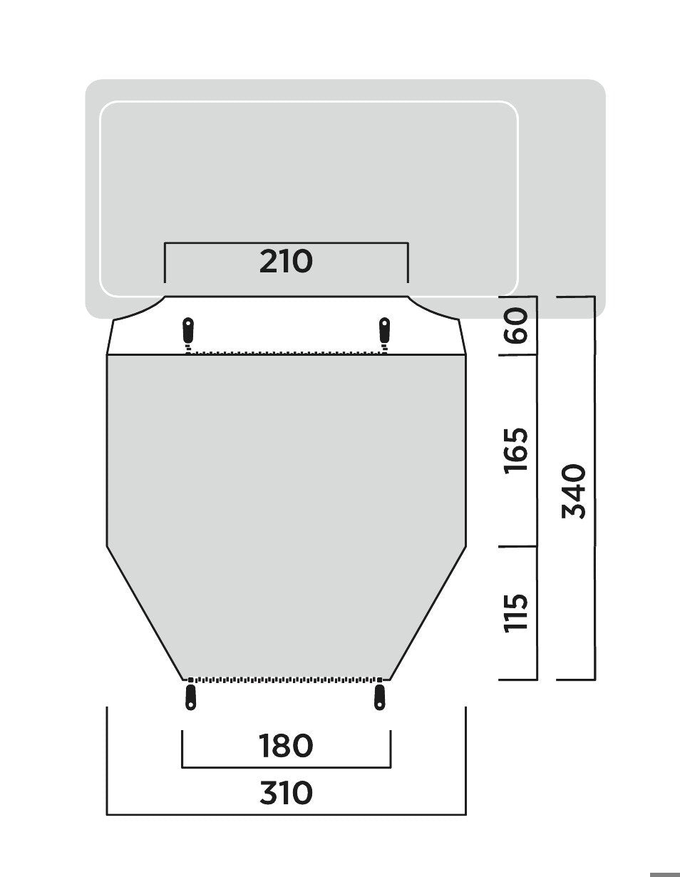 Tienda De Campaña Easy Camp Eidfjord Gris