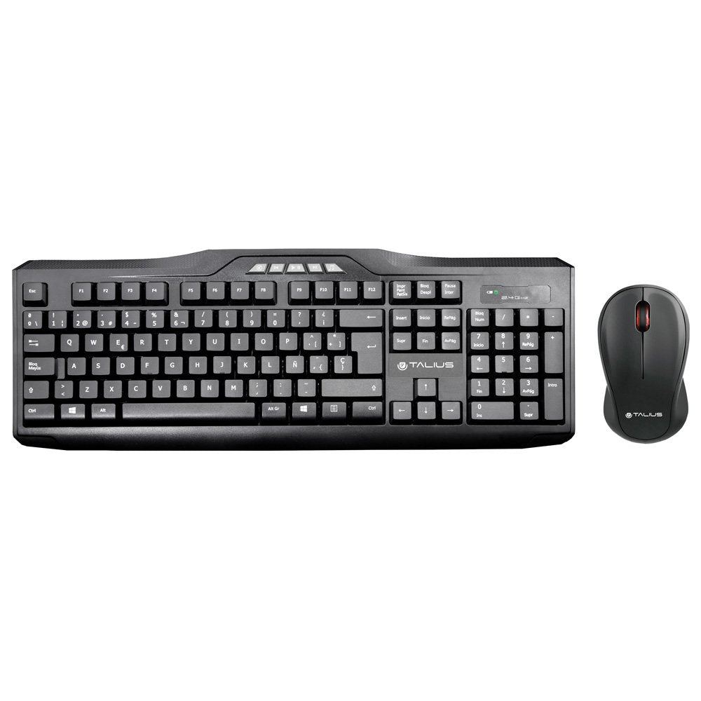 EAN 8436550233841 - TALIUS KB-6001 teclado Ratón incluido Universal RF inalámbrico QWERTY Español Negro imagen 1