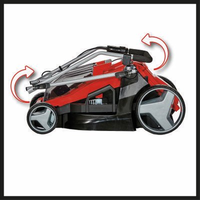 Cortacésped Inalámbrico Einhell Ge-Cm 36/43 Li M-Solo, 36v (2x18v) (Rojo/Negro, Sin Batería Ni Cargador)