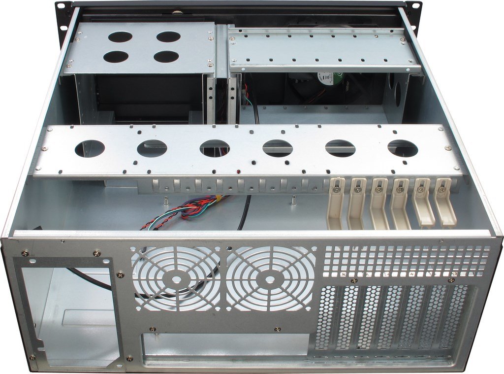 EAN 4260133128101 - Inter-Tech IPC 4U-4088-S Estante Negro imagen 5