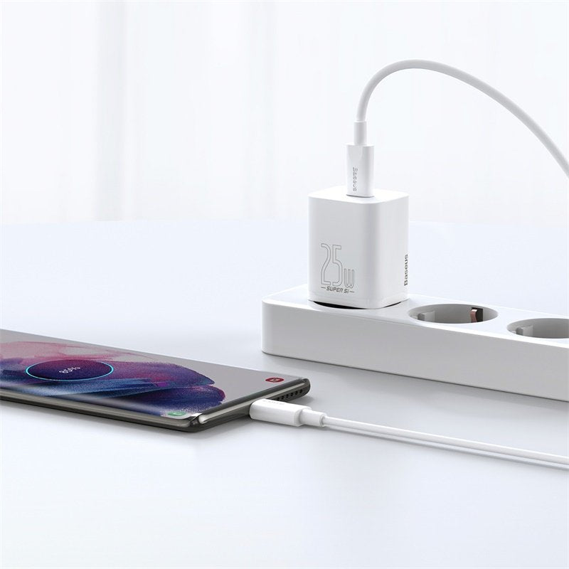 EAN 6953156206038 - Baseus Super Si Smartphone Blanco Corriente alterna Carga rápida Interior imagen 10