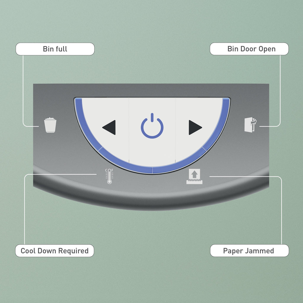 EAN 4002432142415 - Leitz IQ OptiMax Home Office 225 triturador de papel Microcorte 58 dB Gris, Blanco imagen 8