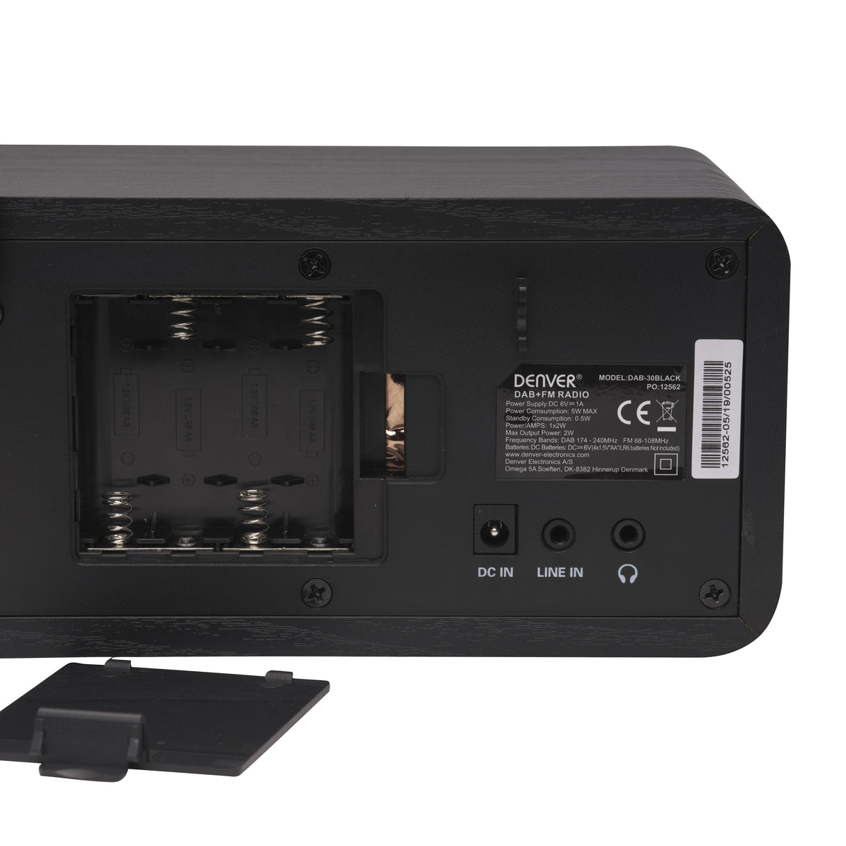 EAN 5706751044526 - Denver DAB-30BLACK Personal Digital Negro imagen 4