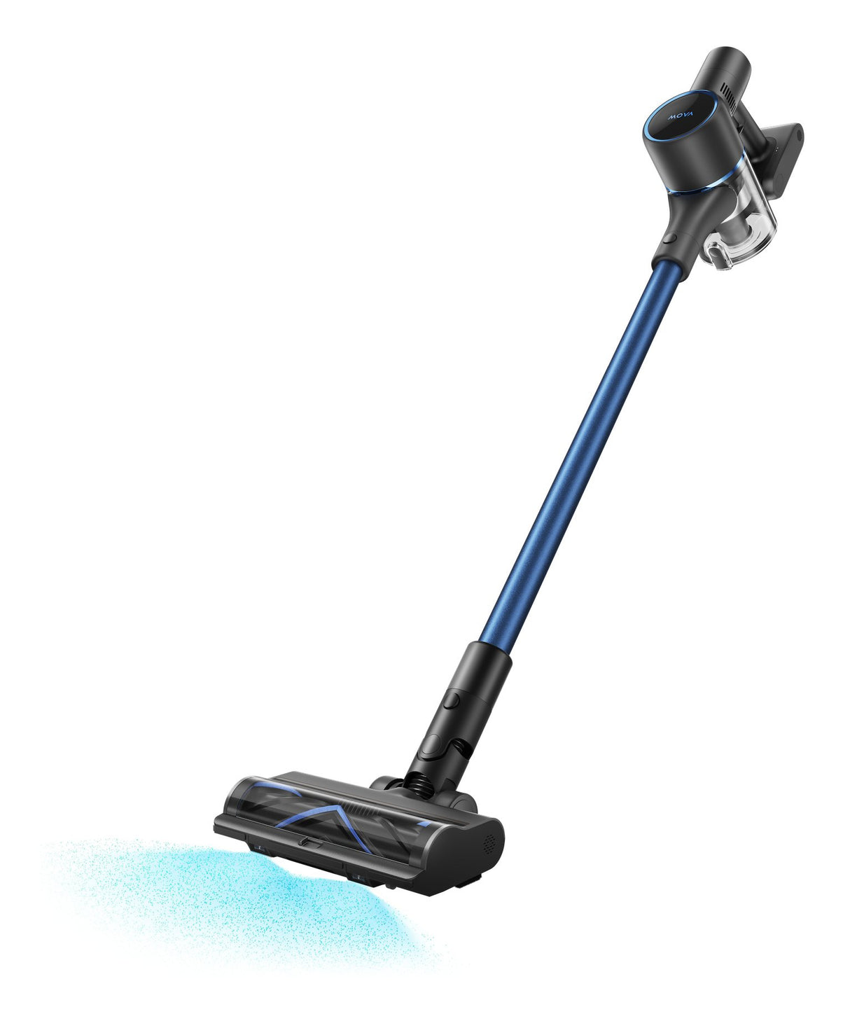 EAN 6977328062215 - MOVA S4 Aspiradora escoba 2 en 1 Batería Secar Sin bolsa 0,6 L 425 W Negro, Azul 2,5 Ah imagen 1