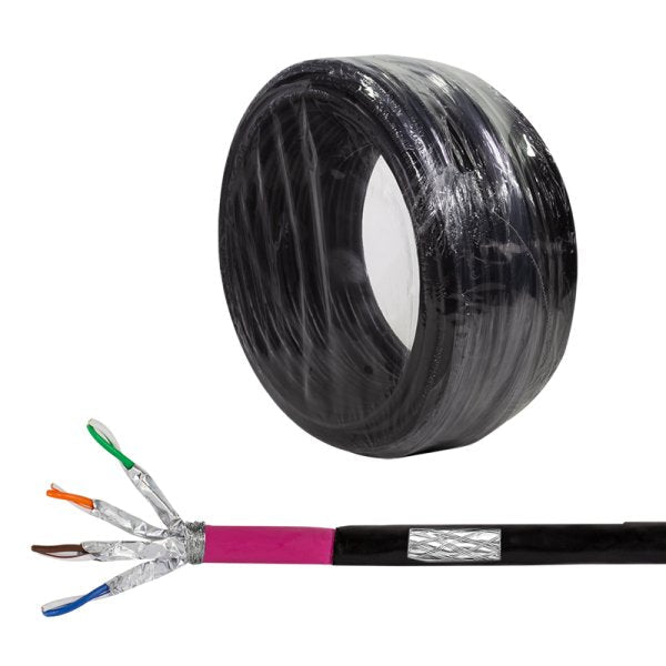 Logilink Erdverlegecable S/Ftp Cat7 Awg23 1000mhz Negro  25m