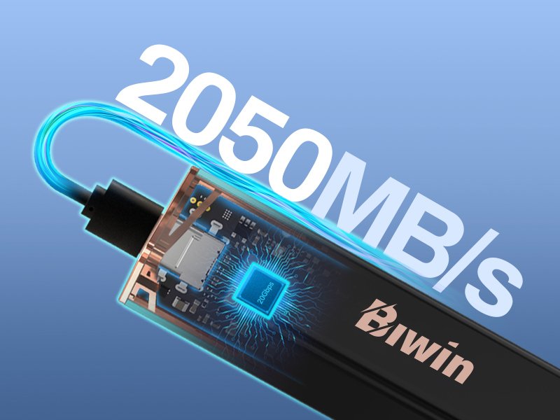 EAN 6955914623040 - Biwin PD2000 4 TB USB Tipo C USB 3.2 Gen 2x2 Azul imagen 20