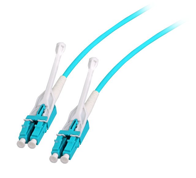 Efb Duplex Cable De Red Push Pull Lc-Lc Om3 2m Lszh 3mm Aqua
