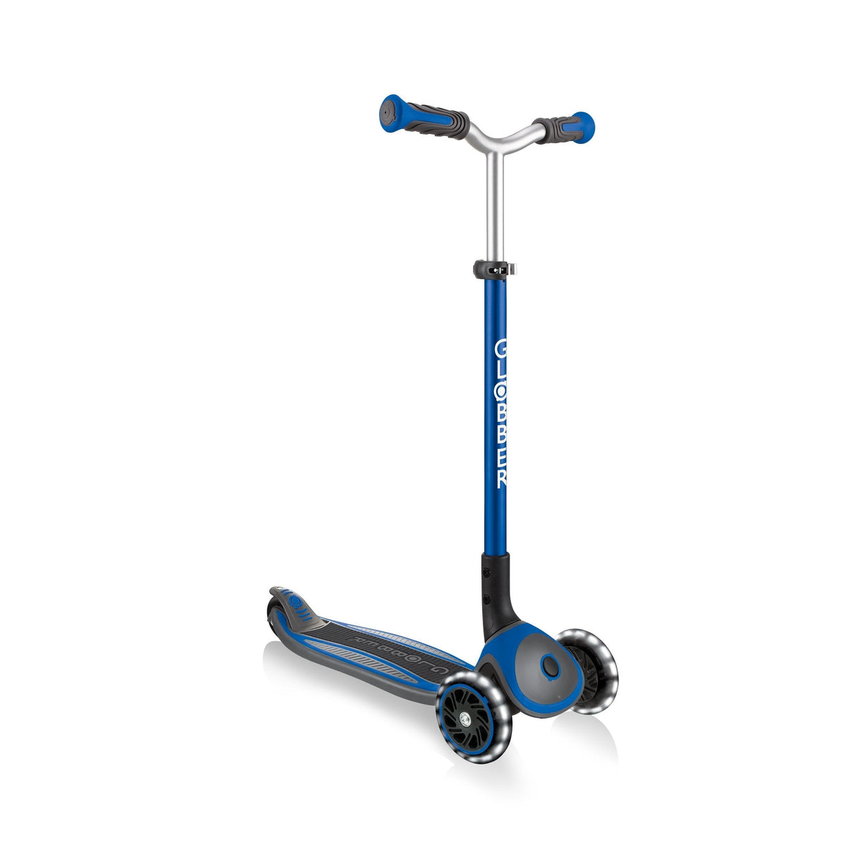 Patinete Globber Master Lights, Scooter Azul 662-100-2