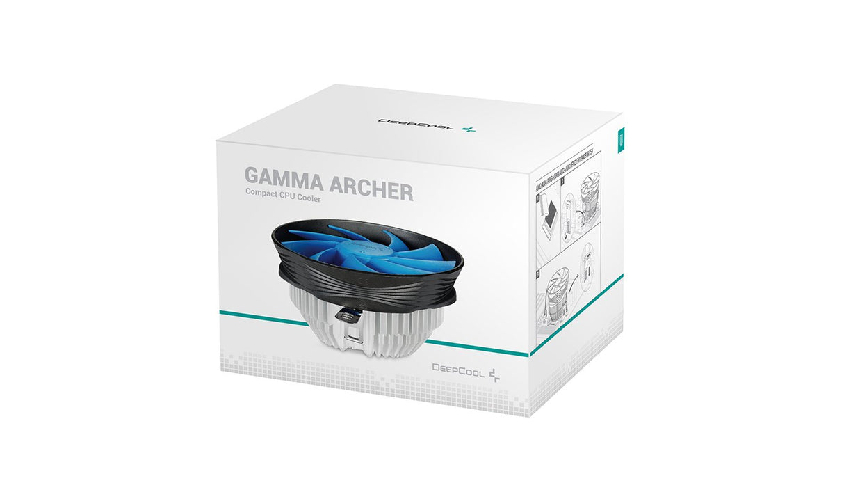 EAN 6933412708483 - DeepCool Gamma Archer Procesador Refrigerador de aire 12 cm Aluminio, Negro, Azul 1 pieza(s) imagen 8