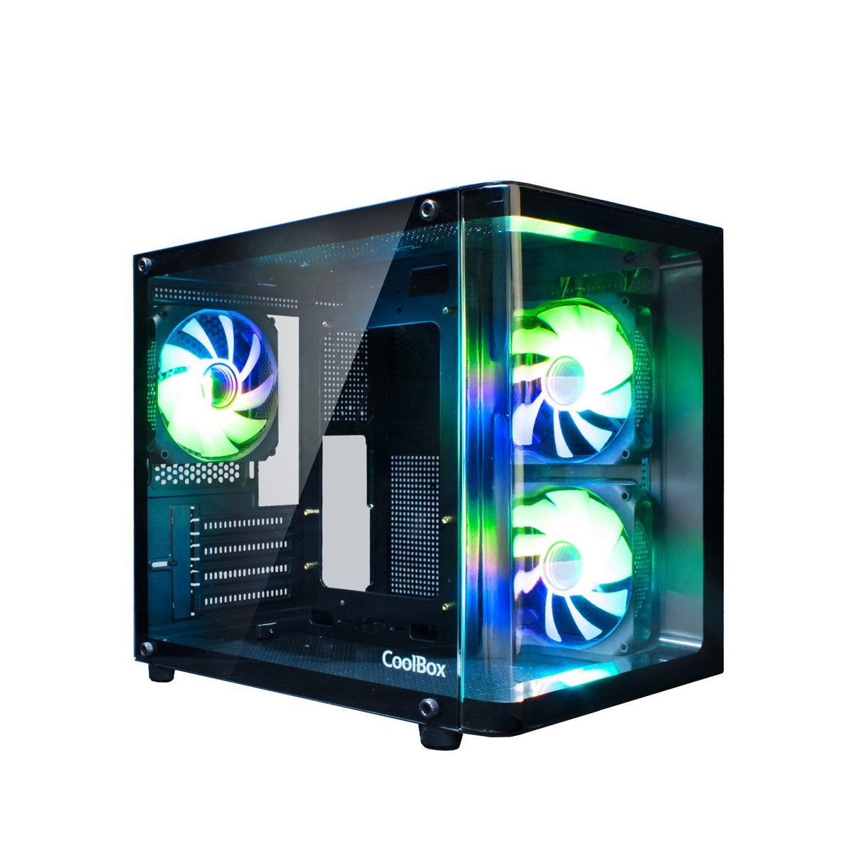 Coolbox Caja Pc Gaming Gm100 Vision Argb Microatx