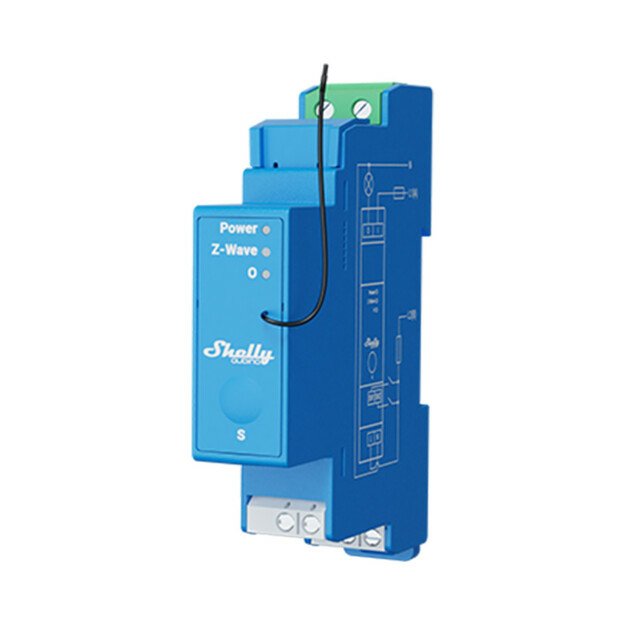 EAN 3800235269091 - Shelly Qubino Wave Pro 1 alimentación del relé Azul imagen 1