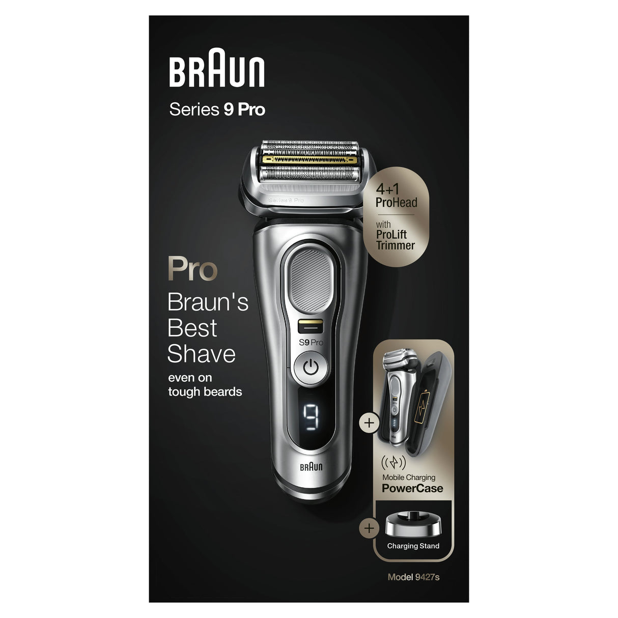 EAN 4210201372578 - Braun Series 9 Pro 81744531 afeitadora Máquina de afeitar de láminas Recortadora Plata imagen 6