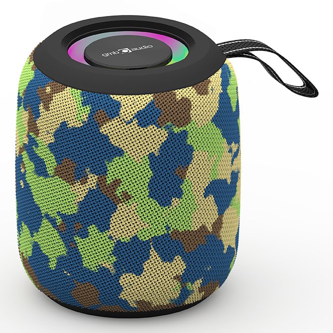 Altavoz Gembird Bt Con Efecto De Luz Led Rgb Camuflaje