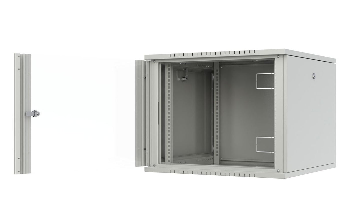 Quick Assembly Flat Pack 19" 9u Rack Wall Mount W:600 X