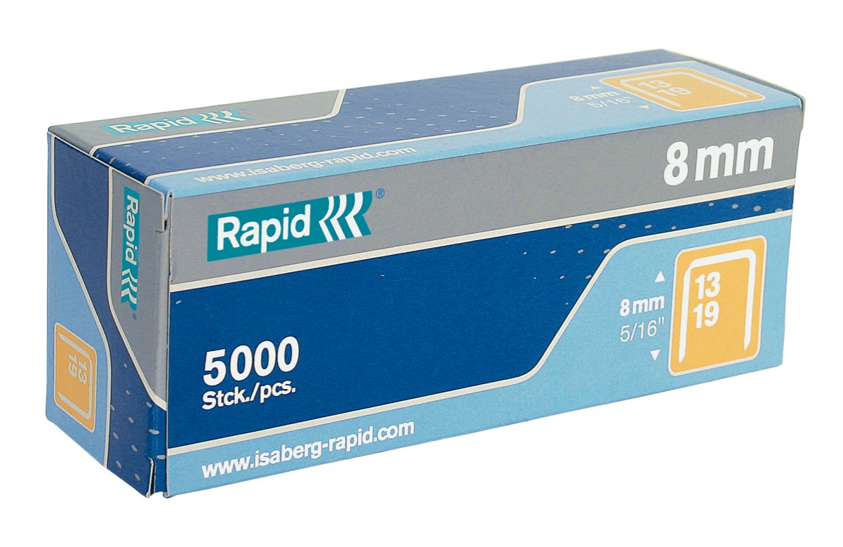 Rapid Grapas Finas Nº13 13/8 Galvanizadas -Caja De 5000-