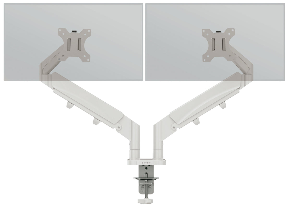 Leitz Ergo Dual Monitor Arm Gris, 1120x110x600