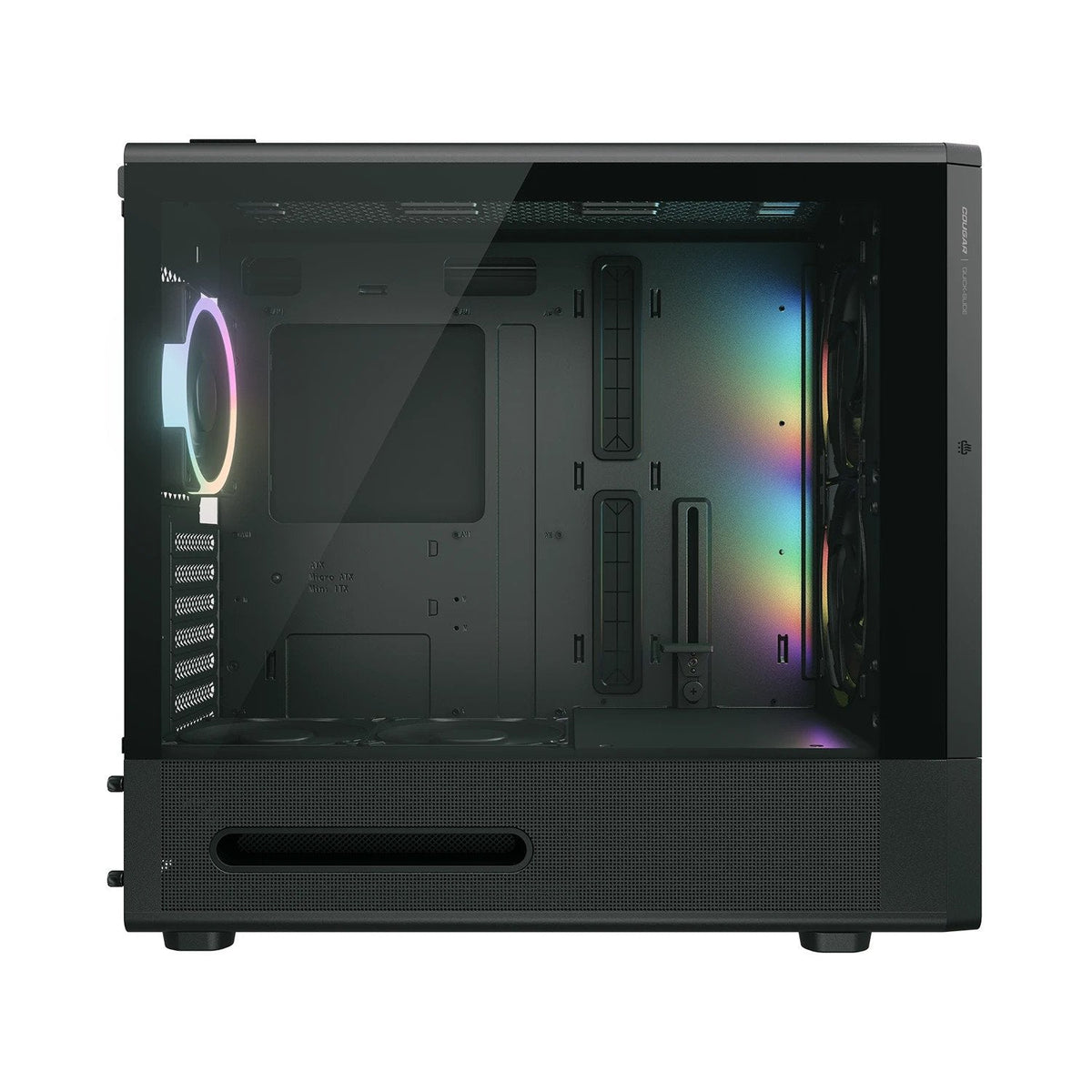 Caja Pc Cougar Midi-Tower Duoface Pro Argb, Negro