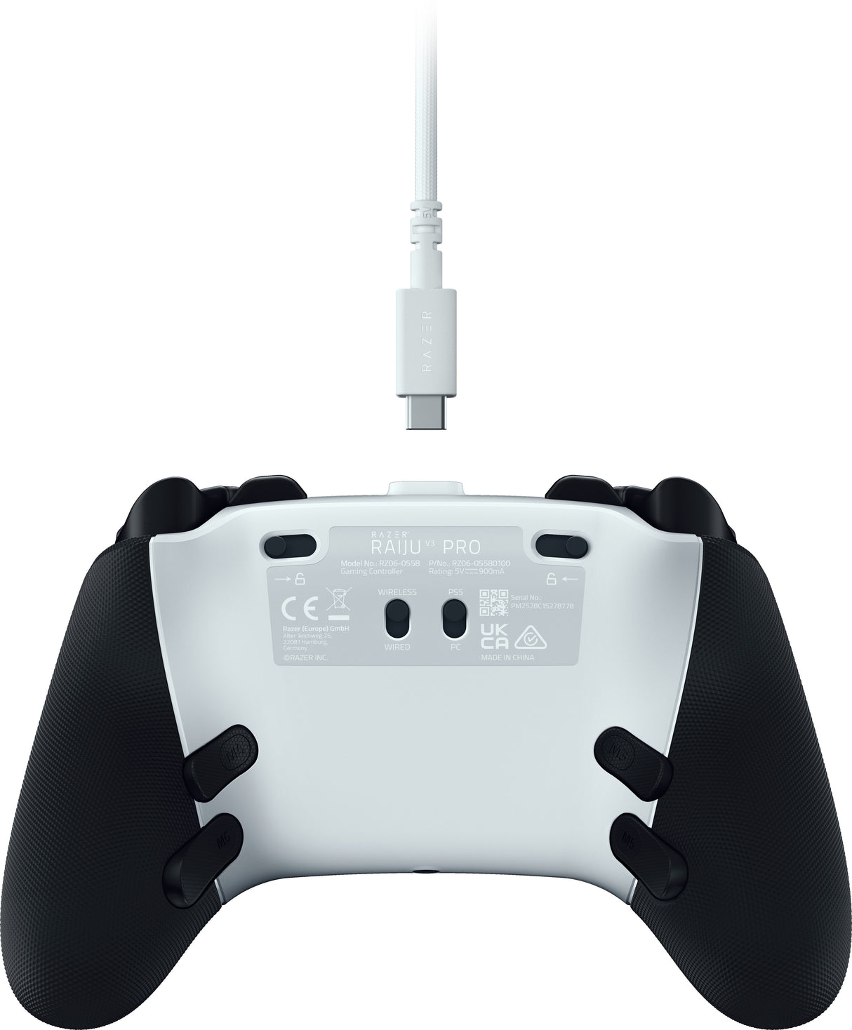 EAN 8887910082201 - Razer Raiju V3 Pro Negro, Blanco RF/USB Gamepad Analógico PC, PlayStation 5 imagen 6