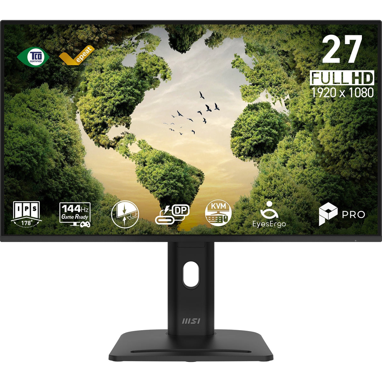 Monitor Pro Mp275phgn E14 27 Cali/Led/Fhd/Flat/144hz/Czarny