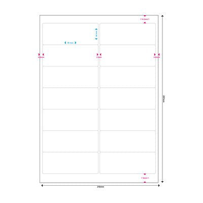 Mediarange Mrink146 Etiqueta Autoadhesiva Blanco Permanente 700 Pieza(S)