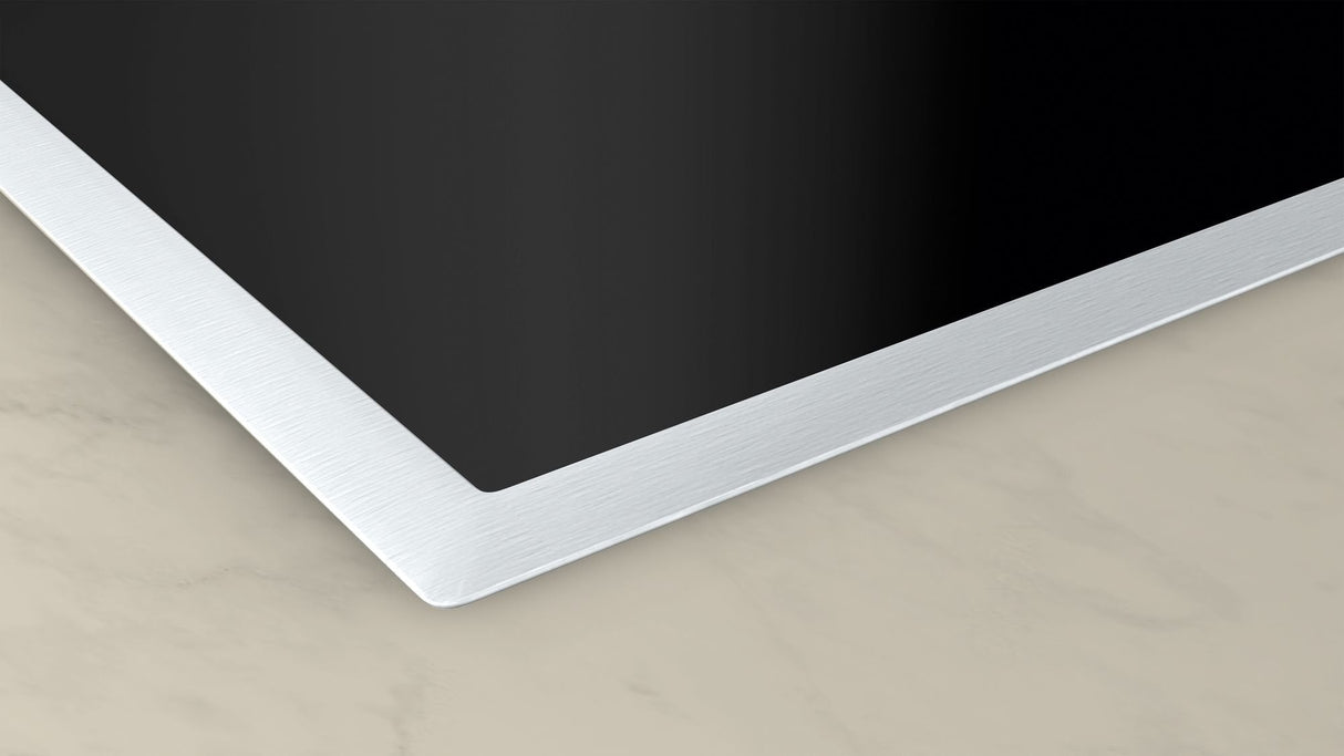 Neff T56sbf1l0 N 50, Placa De Cocción Independiente Negra/Acero Inoxidable, 60 Cm T56sbf1l0